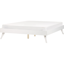 BERRIC  - Tweepersoonsbed - Wit - 160 x 200 cm - MDF