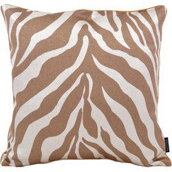 Brown Zebra | 45 x 45 cm | Kussenhoes | Jacquard/Polyester