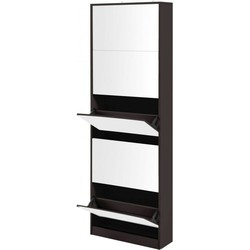 Feel Furniture - Schoenenkast met spiegel - 5 Laden - Bruin