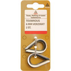 Touwkous 6mm verz 2st