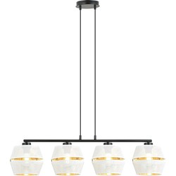 moderne hanglamp Bellini Zwart 4-lichts