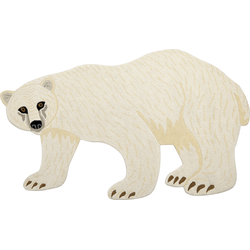 IOREK - Kindervloerkleed - Gebroken wit - 100 x 160 cm - Wol