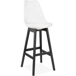 CAMILA barkruk 48x56x114 cm Wit