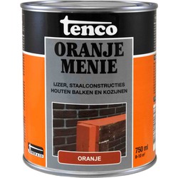 Oranje menie 0,75l verf/beits - tenco