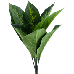 Aglaonema plant cream/green 44 cm kunstbloem - Nova Nature