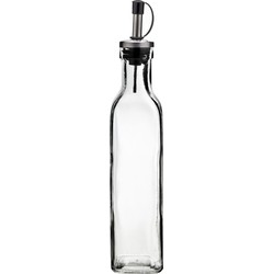 Cosy & Trendy Olie en azijn flessen - glas - 300 ml - met schenktuit - afsluitbare dop - Olie- en azijnstellen