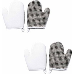 Handschoen voor exfoliatie met hennep en sisal - Set van 2