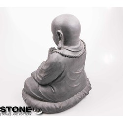 Boeddha dikbuik middel h35 cm Stone-Lite - stonE'lite