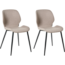 Beliani HOLLAND - Vergaderstoel-Beige-Polyester