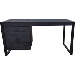 Starfurn Bureau Boaz Black | 145 cm