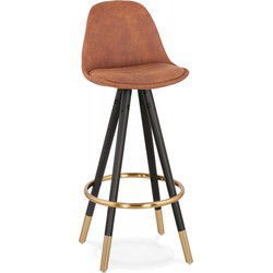 KONG design halfhoge snackkruk 41x41x87 cm Bruin