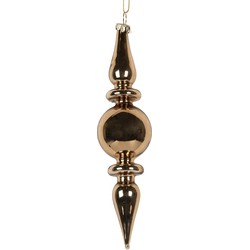 Clayre & Eef Kerstbal Ø 5x19 cm Goudkleurig Glas