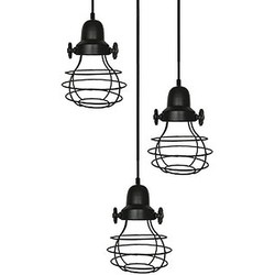  KRAM. | Hanglamp 3-spot | 35cm | E27 | Industrieel