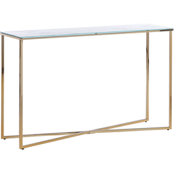 ROYSE - Consoletafel - Wit - Veiligheidsglas