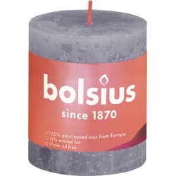 Rustic Shine Kerze 80/68 Frosted Lavender - Bolsius