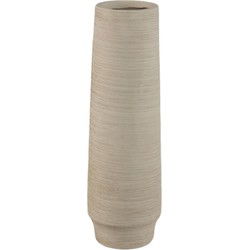 PTMD Vaas Zonna - 14x14x46 cm - Keramiek - Beige