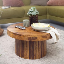 Pippa Design salontafel met robuuste voet - bruin