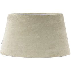 Riviera Maison Oval Velvet Lampshade flax 45x26