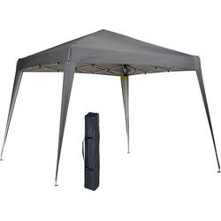 4goodz Opvouwbare Partytent 240x240 cm voor Tuin en Feest - Grijs
