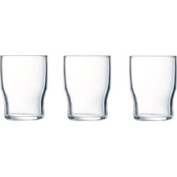 18x Stuks waterglazen/drinkglazen 180 ml - Drinkglazen