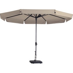 Stick-parasol Syros Luxus 350 cm Polyester ecru Markise Madison - Madison