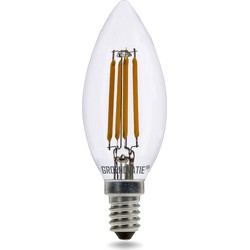 Groenovatie E14 LED Filament Kaarslamp 4W Extra Warm Wit Dimbaar