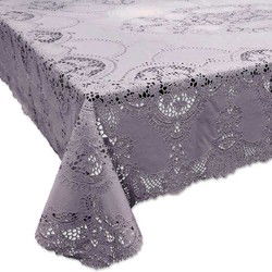 Unique Living - Amira - buiten tafelkleed - paars - 137 x 180 cm - Tafellakens