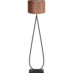 Vloerlamp Tamsu/Gemstone - Zwart/Terra - Ø40x167cm