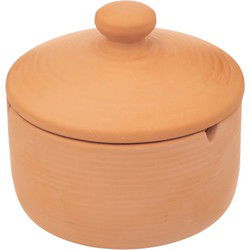 Atmosphera Asbak met stijlvolle deksel - Terracotta - 13 cm - Asbakken