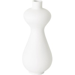 MUST Living Vase Lady,45xØ18 cm, fiber cement white painted