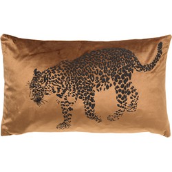 Dutch Decor SULA - Kussenhoes met dierenprint 30x50 cm Tobacco Brown - bruin - Dutch Decor