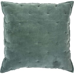 Walra VELVET TOUCH -  Sierkussen Walra Velvet Touch 50x50 cm Jade - Walra