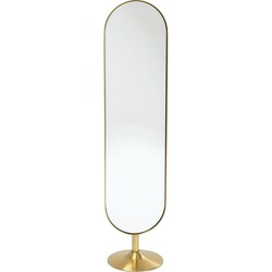Kare Design Curve Staande Ovale Spiegel - B40 X H170 Cm - Goud