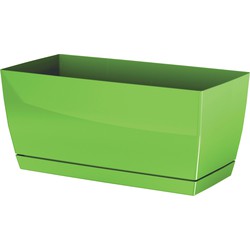 Prosperplast plantenpot - kunststof - lime groen - 40 x 19 x 18 cm - Plantenpotten