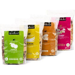 Rosmarino Blacksmith - 4-pack Rooksnippers mix - Appel, Eik, Acacia, Kers