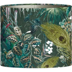 Light & Living - Lampenkap XENIA FLORA - 30x15x25cm - Groen