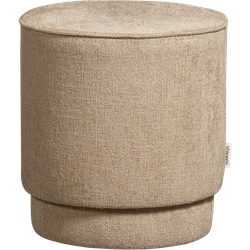 vtwonen Pearl Poef - Natural - Natural Melange - 45x40x40