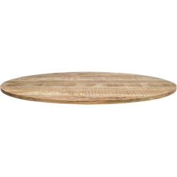 Ovaal tafelblad - 180x100x4 - Naturel - Mangohout