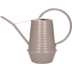 Decoris Gieter - 1 liter - zandkleurig - metaal - plantengieter - voor binnen en buiten - Gieters