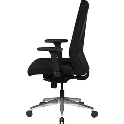 Pippa Design bureaustoel met verstelbare armleuningen en zitting - zwart