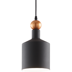 Moderne Grijs Metalen Hanglamp Triade - Ideal Lux - Stijlvolle Verlichting voor Binnen