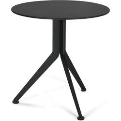 Spinder Design bijzettafel Daley Low - Zwart - Ø 38