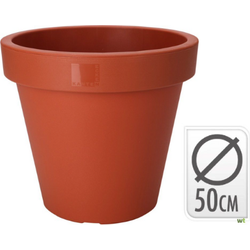 Bloempot ek rond 50cm