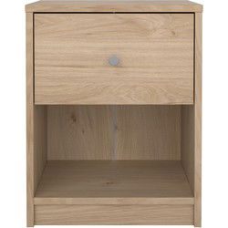 Nachtkastje met 1 lade en 1 open vak B37,9 cm  LISE