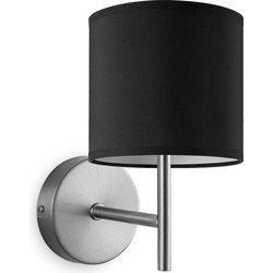 Wandlamp mati bling Ø 16 cm - zwart