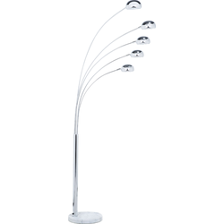 FLINDERS  - Staande lamp - Zilver - Metaal