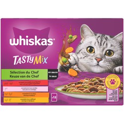 Keuze van de Chef in saus maaltijdzakjes multipack 12x85g dierensnack