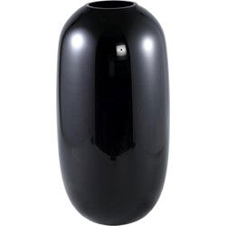 PTMD Vaas Turner - 29x29x55 cm - Glas - Zwart
