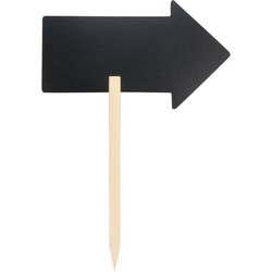 Krijtbord pijl op stok 67 x 49cm - schoolbordjes - incl stift - Krijtborden