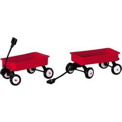 Red wagons